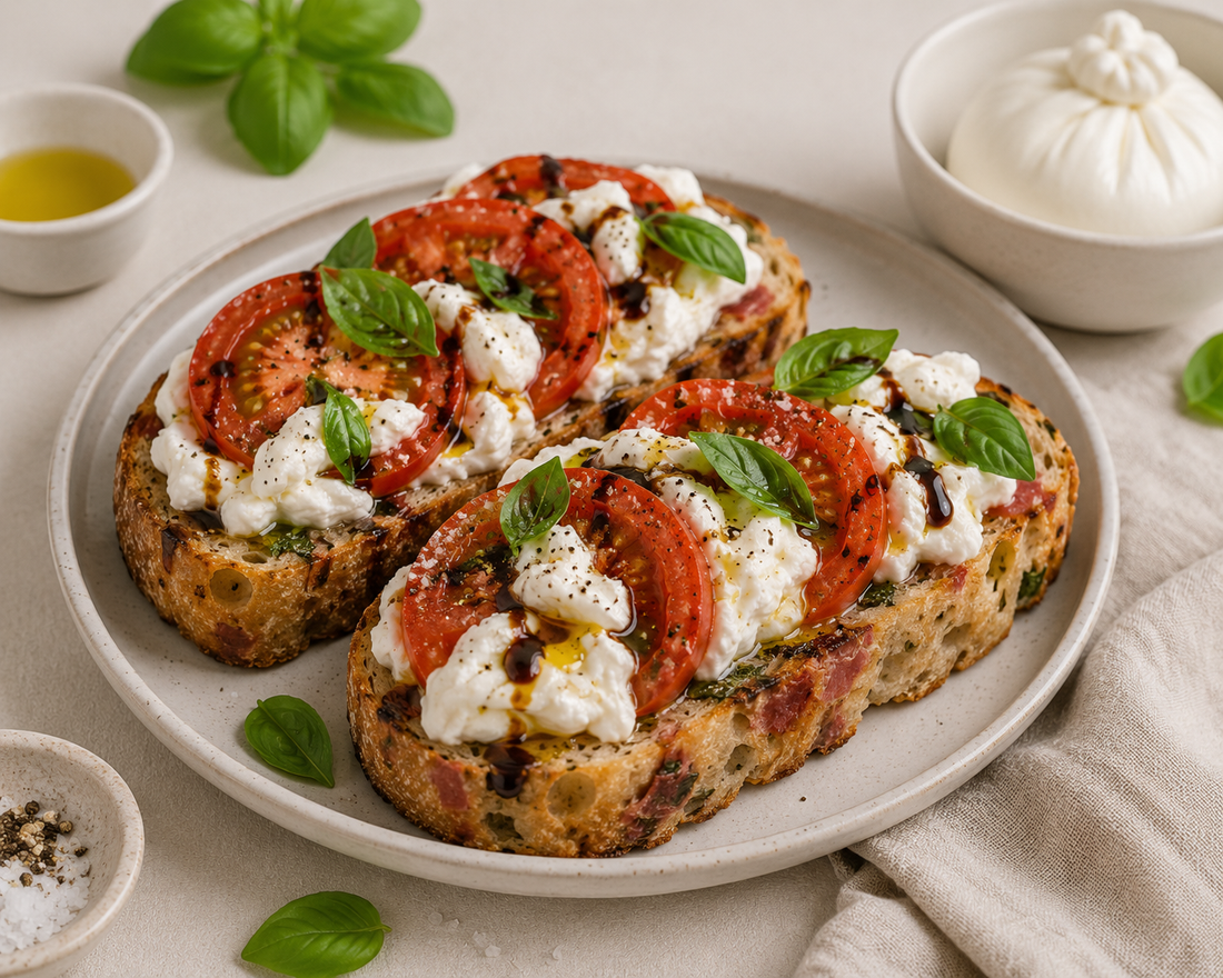 Burrata & Tomato Toast