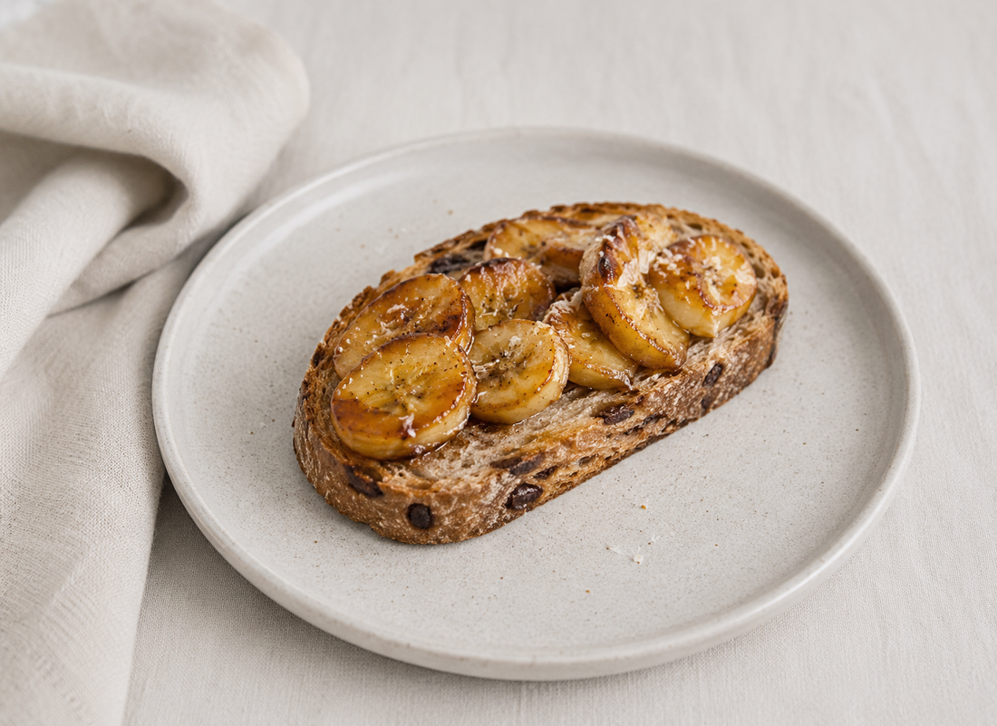 Honey Caramelized Banana Toast